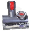 Dyson Tangle Free Mini Turboborstel (turbozuigmond, Electroborstel, Gemotoriseerd Mondstuk) Grijs Rood Stofzuiger 96743701, 967437-01