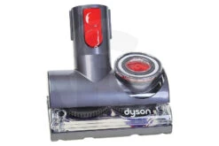 Dyson Tangle Free Mini Turboborstel (turbozuigmond, Electroborstel, Gemotoriseerd Mondstuk) Grijs Rood Stofzuiger 96743701, 967437-01