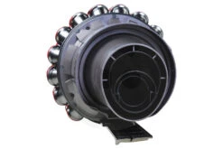 Dyson CY22 Cinetic Big Ball Cyclone Service Assy Nk Cycloon (metalen Filter) In Opvangbak (stofcontainer, Stofreservoir) Incl. Vergrendeling Rood Grijs 200x190x327mm Stofzuiger 96741801, 967418-01 -Dyson 628609abbb3e9 153548