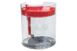 Dyson CY23 Opvangbak (stofcontainer, Stofreservoir) Transparant Rood 167x183x215mm Stofzuiger 96736302, 967363-02