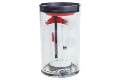 Dyson V11 / SV14 Opvangbak (stofcontainer, Stofreservoir) Transparant Rood 116x145x198mm Stofzuiger 97005001, 970050-01