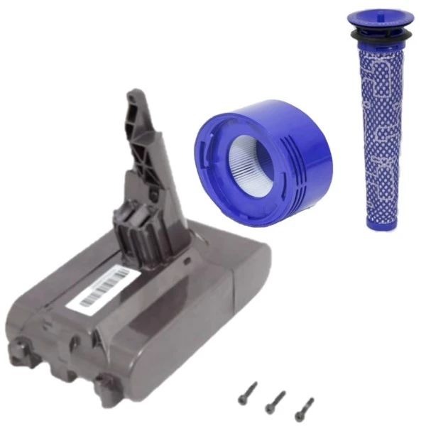 Dyson V7 / SV11 / 968670-02 Accu + HEPA Filterset (21.6 V, 2100 MAh, Origineel)
